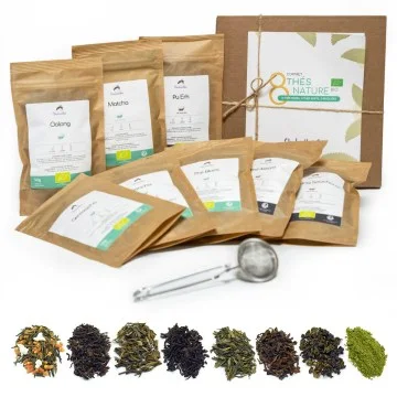 Plus d'une dizaine de saveurs sur nos thés bio.