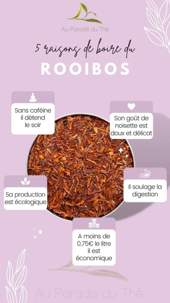 Les 5 raisons de boire du thé rouge